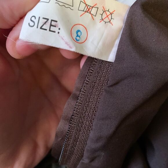 Jordan Fashions brown prom dress size 8 - Picture 4 of 4